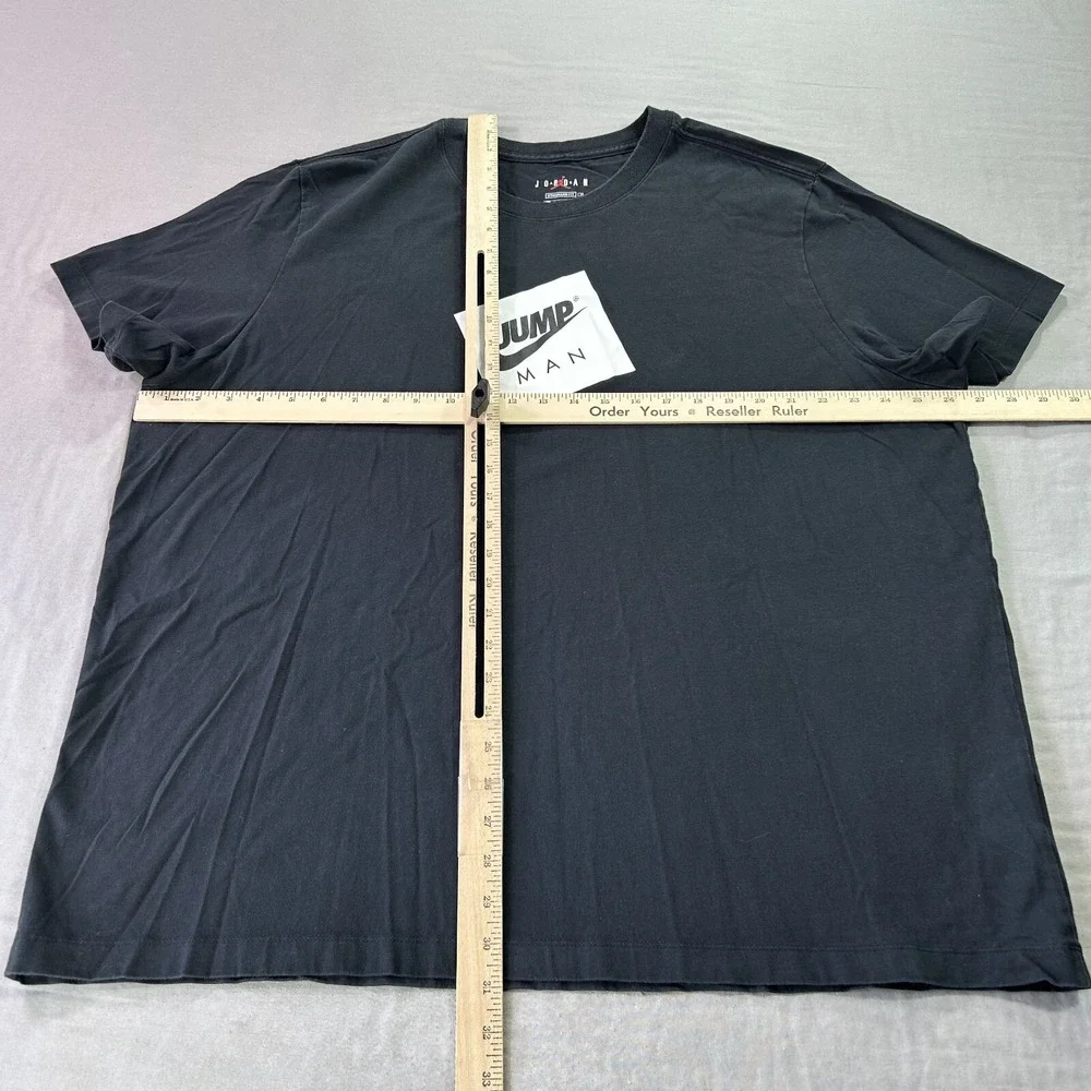 Jordan Jumpman Shirt Mens 2XL XXL Black White‎ Box Logo Flight Retro Crew Tee